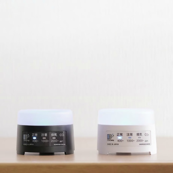 CO2 Lamp 二酸化炭素濃度測定器 濃度計 検出器 光音響方式 直径約82mm×高さ60mm 約100g 国内生産 日本製 新潟県感染対策認証制度対応製品 日本精機