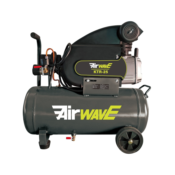 給油・直結型エアーコンプレッサー25リットル AirWAVE KTR-25 幅620mm×奥行320mm×高さ560mm 和コーポレーション