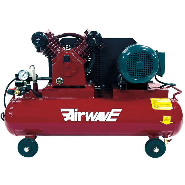 単相200Vベルト式ツインタンクコンプレッサー60L SP-2200 幅930mm×奥行520mm×高さ650mm 和コーポレーション