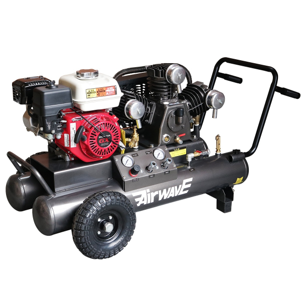 エンジン式 コンプレッサー 32L GM-32ESW 高さ660mm×幅1030mm×奥行630mm 和コーポレーション