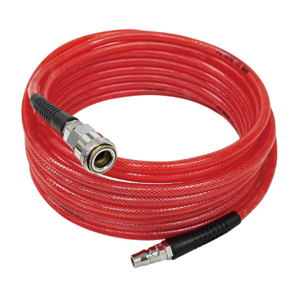 エアーホース 10m Air Hose KT-10M 高品質PUポリウレタン 内径6.5mm×外径10.0mm ワンタッチカプラ付 1.5MPa対応 和コーポレーション KAZ