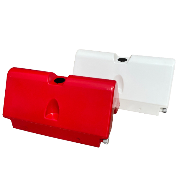 SDガード 100L注水式バリケード H500mm×W1000mm×D500mm 11kg 防護柵 視認性抜群 省スペース リサイクル可 建設現場 土木工事 駐車場 イベント会場 スイコー