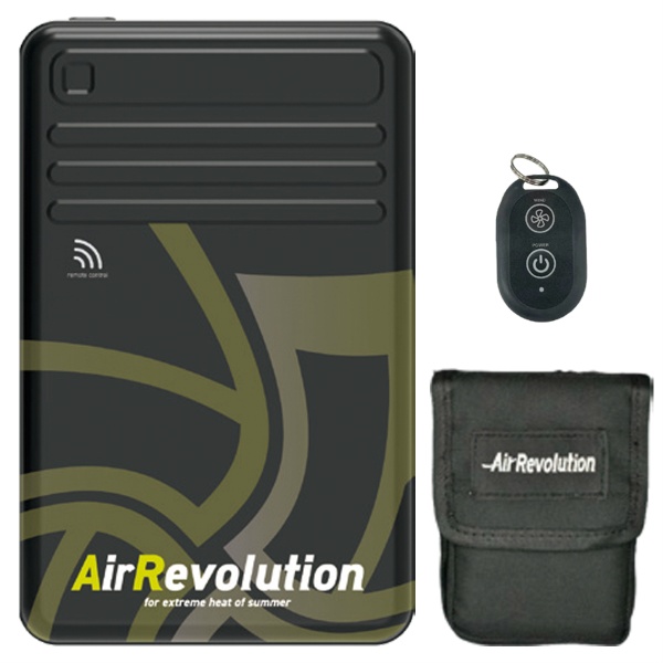 空調ワークウェアAR-628シリーズ用バッテリーセット AR-628B 無線リモコン付 6700mAh 77.4Wh 急速充電対応 リチウムポリマー電池 AirRevolution KMネクスト