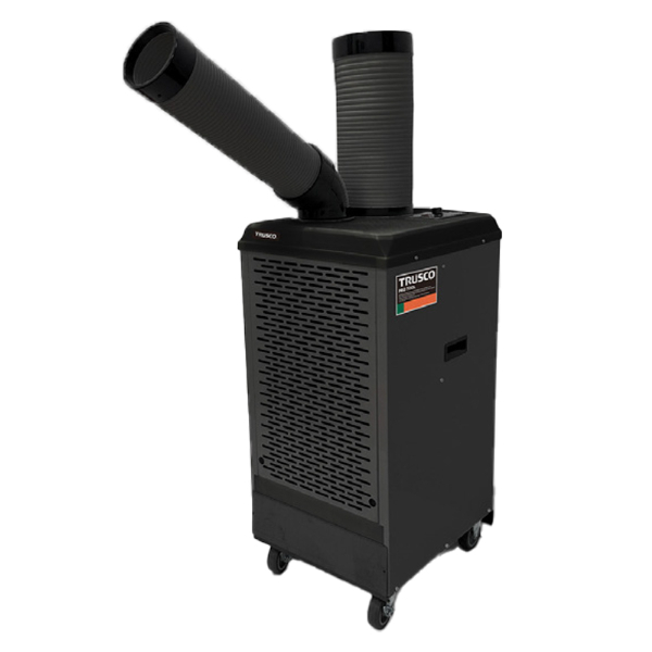 【ドレンレスタイプ/パワーヘッドなし】スポットエアコン 首振りなし 単相200V 冷房能力ハイパワー(3.0kW~) TS34ECN-3DL ブラック TRUSCO トラスコ中山