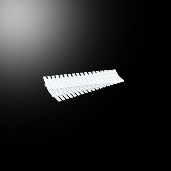パーツボックス PCコンテナー EC22専用仕切(小) EC-22用仕切3611 ナチュラル 360mm×110mm×5mm 岐阜プラスチック
