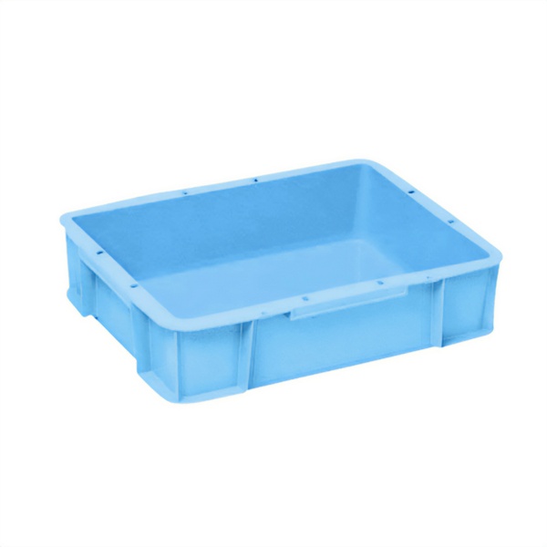 パーツボックス STコンテナー 底格子リブ ST-14C 13L ブルー 外寸470mm×370mm×115mm 岐阜プラスチック