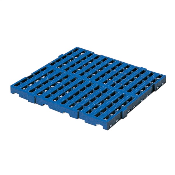 セパレートスノコ ベース ブルー 最大外寸610mm×610mm×47mm PE リススノコ 岐阜プラスチック