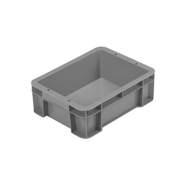 パーツボックス プラテナー 底格子リブ B-10 8.0L グレー 外寸368mm×280mm×123mm 岐阜プラスチック