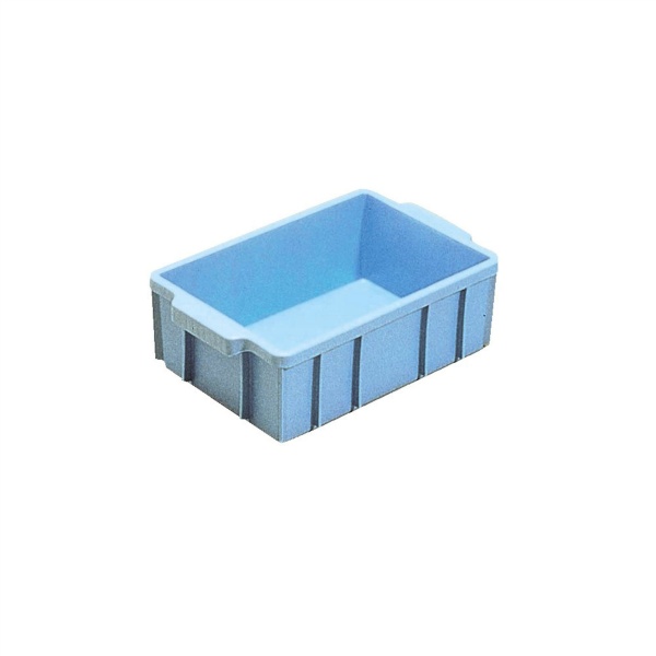 パーツボックス プラテナー 底格子リブ B-13 12L ブルー 外寸443mm×283mm×145mm   岐阜プラスチック