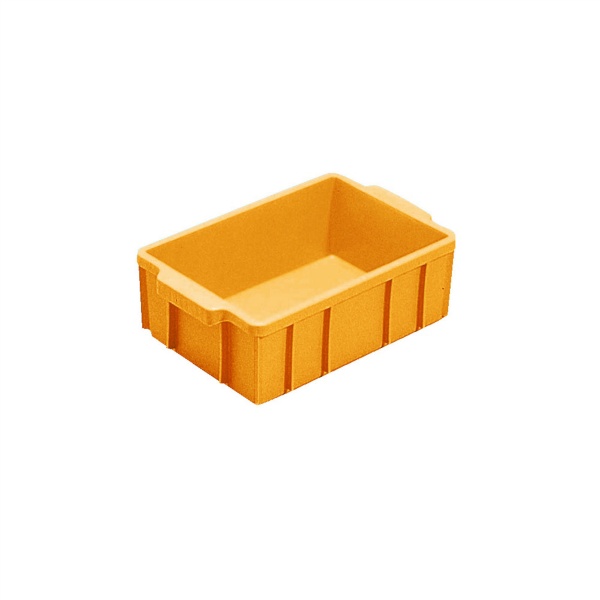 パーツボックス プラテナー 底格子リブ B-13 12L オレンジ 外寸443mm×283mm×145mm 岐阜プラスチック
