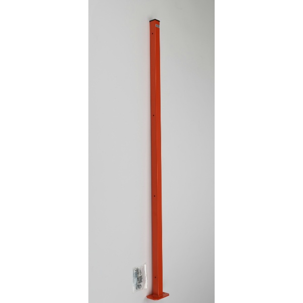 【屋内用・単品】 スチール製ワイヤーメッシュパーティション ヘリオス 支柱H1500mm TCPT-0014 W80mm×H1500mm×D120mm 高岡ケージ工業
