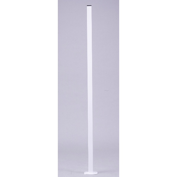【屋外用・単品】スチール製ワイヤーメッシュパーティション ヘリオス 支柱H1500mm TCPT-0019 W80mm×H1500mm×D120mm 高岡ケージ工業