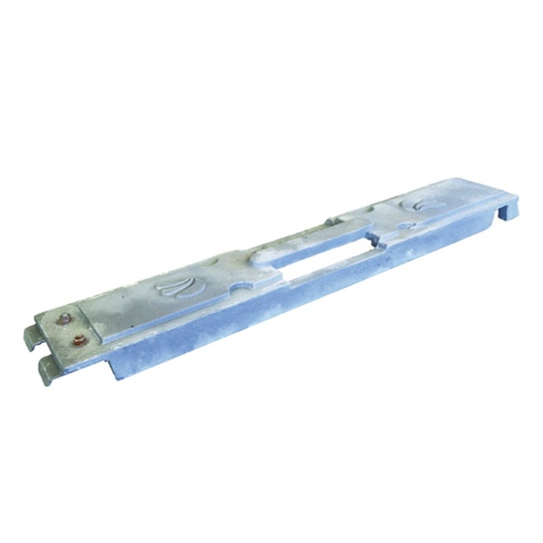 【スリムタイプ】工事看板用重石 いもり君 10kg W660mm×D105mm×H50mm 鋳物製重し