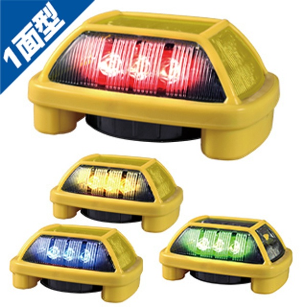 電池式LED警告灯 ニコハザード１面　黄色 ＶＫ16Ｈ-004Ｈ1-黄 NIKKEI 日恵製作所