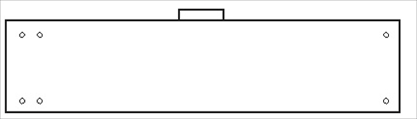 腕章 カバーなしタイプ 無地 90mm×400mm 白 ホック・安全ピン付き