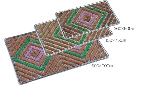 タンポポマット　スチール枠　６００ｘ９００ｍｍ