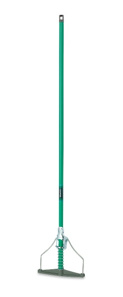 【10本セット】小型モップ W240mm L1245mm パイプ柄 交換式モップ用 樹脂製ヘッド テラモト TERAMOTO CL-320-424-0