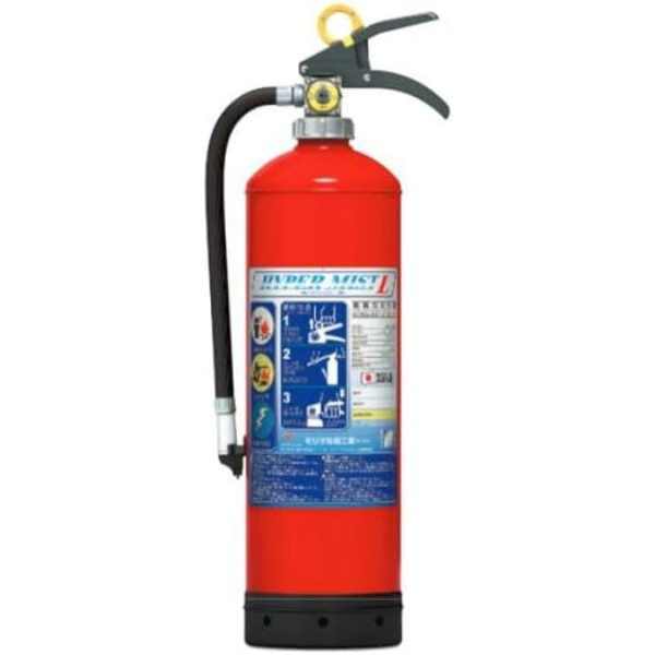 【2025年製】業務用消火器 蓄圧式 液体 ハイパーミストL LF3 強化液 3.0L リサイクルシール付  モリタ宮田 MORITA