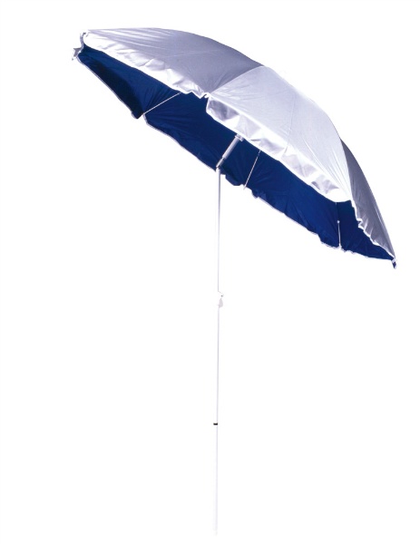 UVカットパラソル 直径180cm×H195cm M-877 角度調整 シルバーコーティング