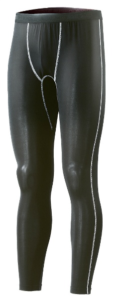 ストレッチインナー ロングパンツ M  接触冷感 吸汗速乾素材 X-COOL 着圧 ストレッチ素材 熱中症対策 つくし工房 CN407