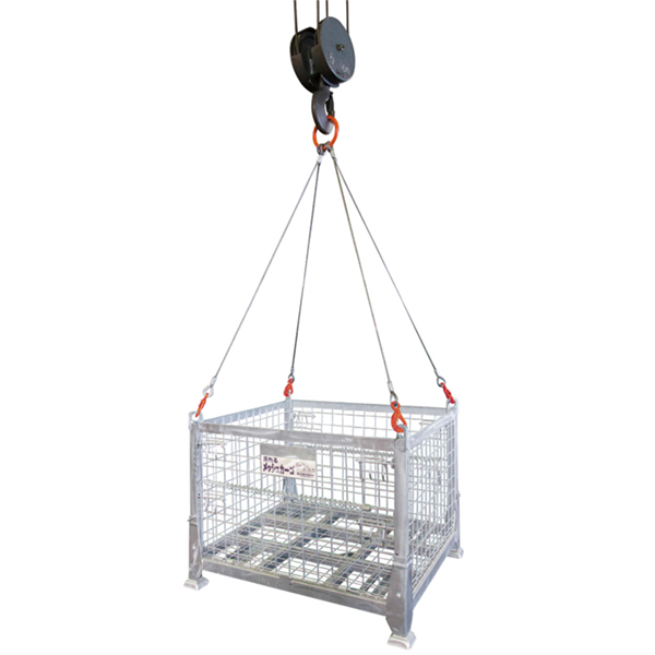 メッシュカーゴ 1000mm×800mm×840mm TML-10 軽量・折りたたみ メッシュパレット 大洋製器工業 TAIYO 3012678
