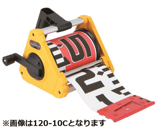 テープロッド フォトロッド 100mm幅／10m 100-10Ｃ 専用ケース付き 標尺 マイゾックス MYZOX