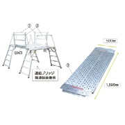 【オプション品】四脚調節式足場台 勇馬用 連結ブリッジ HAE NAKAO ナカオ