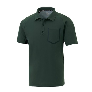 空調風神服用インナー 半袖クーリングポロシャツ グリーン SA10160