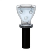 高輝度LED点滅灯 ソーラーキング90 DSK-90 ソーラー式 夜間自動点滅機能 工事保安灯 セーフティライト