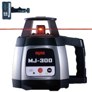 自動整準レーザーレベル MJ-300S デジタル受光器D-RE2セット 可視光半導体レーザー クラス3R 測定範囲半径300m 墨出し器 三脚付 MYZOX マイゾックス