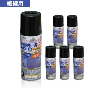 【1ケース6本入】 道路線引き用スプレー 細線 3cm幅黒 400ml 速乾性 1回塗り つや消し 屋内外 アスファルト・コンクリート用 丸吹きノズル 安全ガス抜きキャップ付き マーキング用 アサヒペン