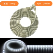 【電源・整流器セット】AKALOOK ホースライト2 10mセット LED チューブライト ロープライト 工事用 照明  足場 現場 倉庫 工場 区画整理 ホワイト 白 R-10M アイエスケー