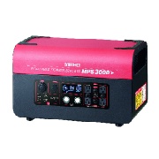 ポータブル電源 ポータブルパワーステーション W480×L285×H303mm 31kg 充電サイクル約2000回 高速充電タイプ 同時給電可能 防災 災害 停電 非常用電源 MEIHO MPS3000 ワキタ