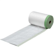 【1ケース20巻入】養生用布テープマスカー W3000mm×25m巻 16mm幅テープ HDPE 半透明 0.009mm厚 表面コロナ処理 内装工事・外装工事・塗装作業用