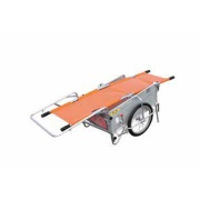 オールアルミ製 折りたたみ式リヤカー 全長1750mm×全幅870mm×全高630mm ノーパンクタイヤ 最大積載重量100kg SMC-1BST 昭和ブリッジ