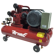 三相200Vベルト式ツインタンクコンプレッサー60リットル SP-3300 幅930mm×奥行520mm×高さ670mm 和コーポレーション
