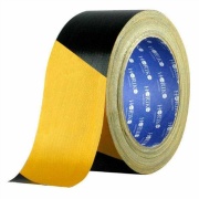 トラ柄布テープ 50mm×25m巻 NT-031 0.24厚 危険表示 注意喚起 ホリコー