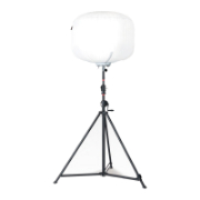 LED全光バルーンライト 輝夜 960W 三脚 145000lm 高さ1740～3700mm IP55 調光 省エネ 軽量 簡単設置 夜間 工事 イベント BL-960-FS 和コーポレーション