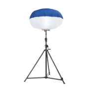 LED反射バルーンライト 輝夜 960W 三脚 145000lm 高さ1740～3700mm IP55 調光 省エネ 軽量 簡単設置 夜間 工事 イベント BL-960-SS 和コーポレーション