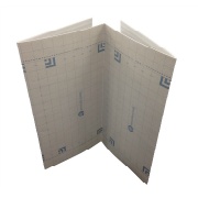 【20枚セット】4つ折りタイプ 方眼目盛付 養生敷板 メジャーボード 厚み3mm 900mm×1800mm ポリプロピレン製 壁養生・床養生用