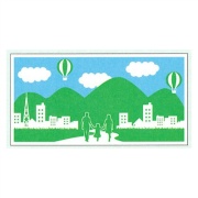 ガードフェンスシート 105 900×1740mm 【取付紐別売】ターポリン製 ハトメ穴12か所 ガードフェンス用目隠しシート イメージアップ フェンス用 目隠し イラストシート