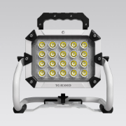 【マキタバッテリー対応】充電式LED投光器 ワークライト 明るさ最大9500lm 100W相当 USB出力 3WAY設置対応 耐衝撃 現場 防災 キャンプ YC-M100D グッドグッズ