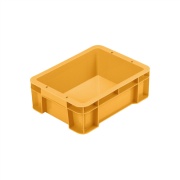 パーツボックス プラテナー 底格子リブ B-10 8.0L オレンジ 外寸368mm×280mm×123mm   岐阜プラスチック