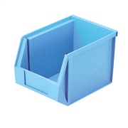 パーツボックス プラテナー 底格子リブ N-2 2.0L ブルー 外寸200mm×140mm×130mm   岐阜プラスチック