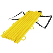 防災・救助用 エアバッグ式担架 エクストレッチャー 簡易ベッド兼用 2.5kg 7142438 1750mm×600mm×60mm 膨張式 搬送用 3秒膨張 コンパクト収納バッグ付