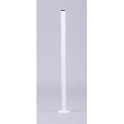 【屋外用・単品】スチール製ワイヤーメッシュパーティション ヘリオス 支柱H1000mm TCPT-0018 W80mm×H1000mm×D120mm 高岡ケージ工業