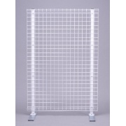 【屋外用】スチール製ワイヤーメッシュパーティション ヘリオス バリケードセット バリケードメッシュ2010 パネル+支柱セット BME-2010 W2000mm×H1018mm×D500mm 高岡ケージ工業