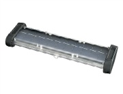 人感センサー付照明 ソーラー式看板照明 モーションECOライト W480mm×H61mm×D122mm ホワイト LE-K100W 工事看板・単管パイプ取付用 キャットアイ