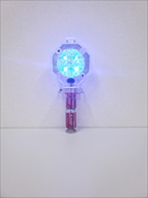 高輝度LED点滅灯 ＬＺフラッシュ120 青 乾電池式 耐水仕様  工事保安灯 セーフティライト