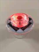 【100個セット】ソーラー式点滅灯 ソーラースマートマーカー　赤 コーン用LEDマーカー 工事保安灯　セーフティライト